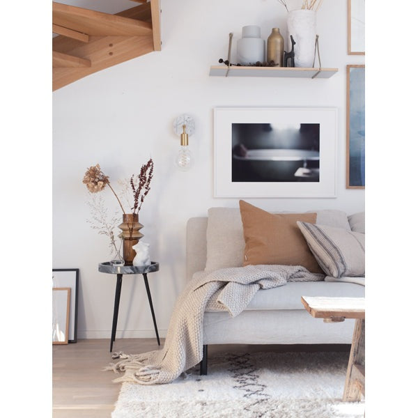 Chloe 1 Light Wall Sconce - Aged Brass