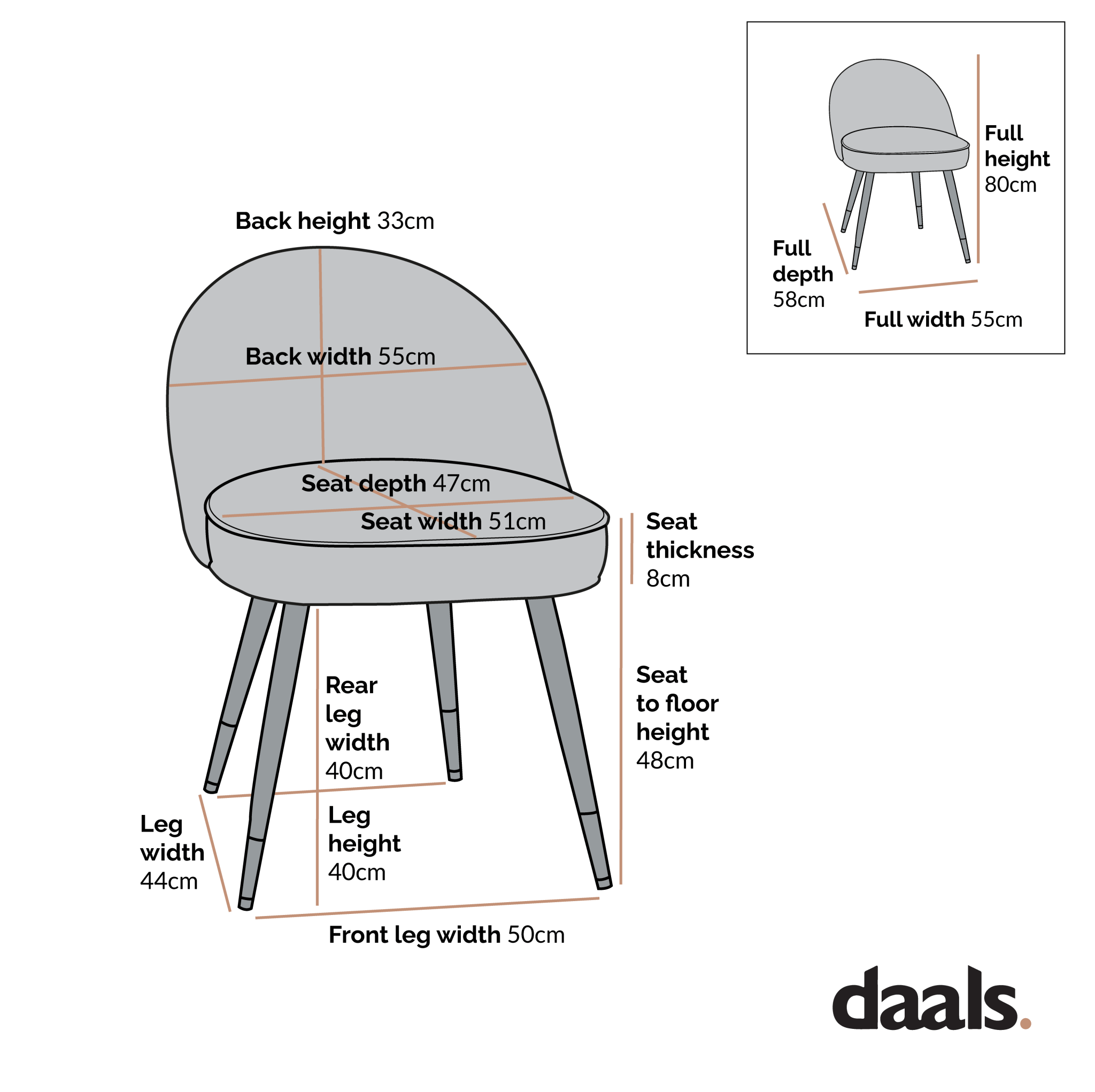 Miyae Set of 2 Pleated Charcoal Velvet Upholstered Dining Chairs