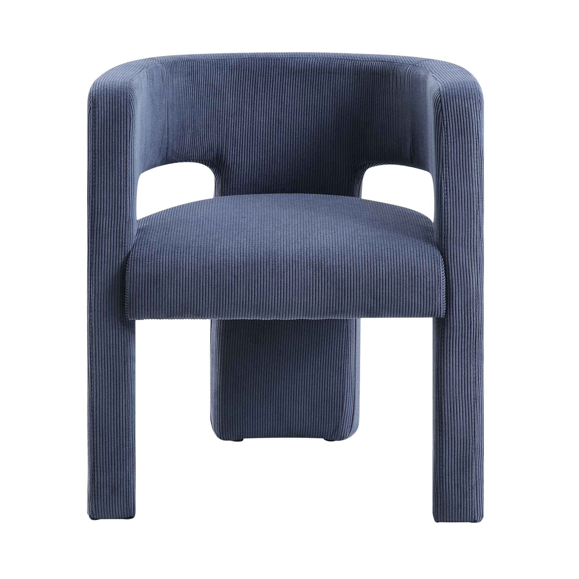 Greenwich Blue Corduroy Dining Chair