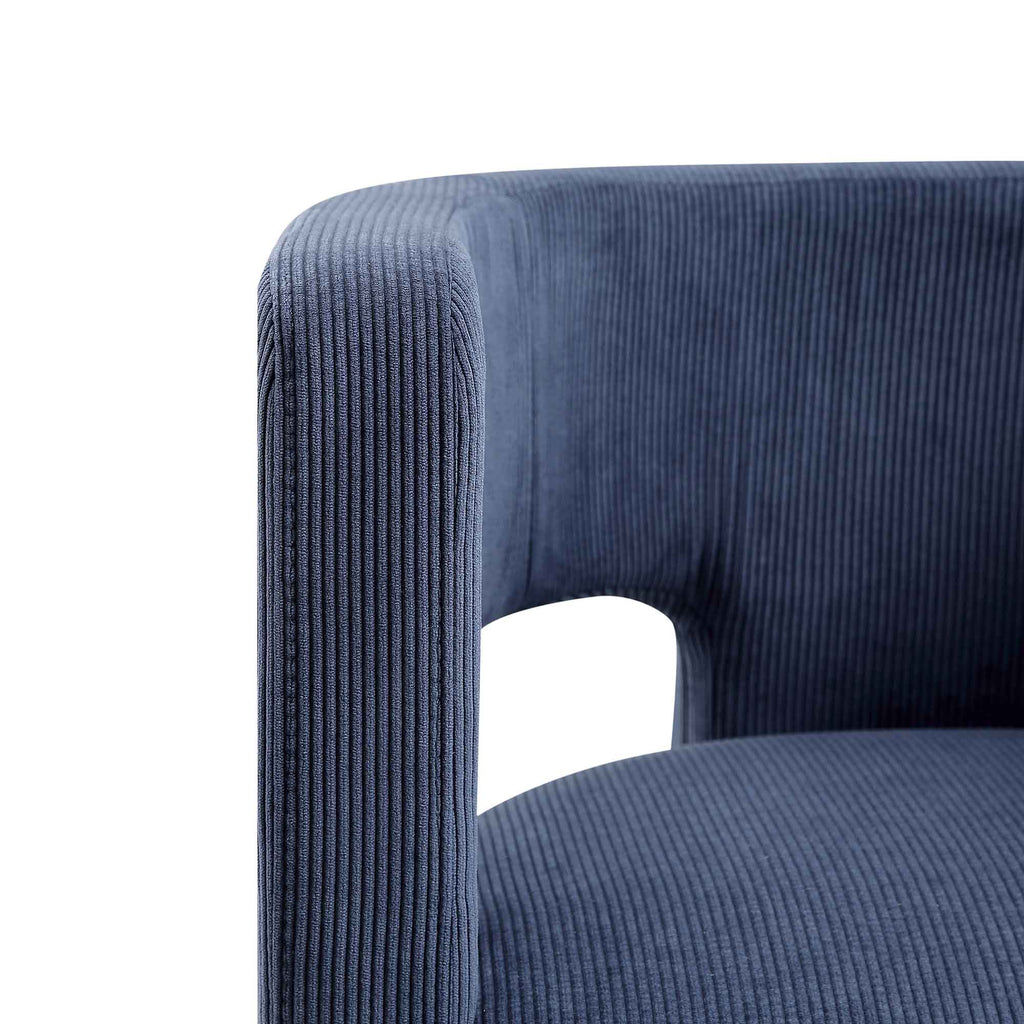 Greenwich Blue Corduroy Dining Chair