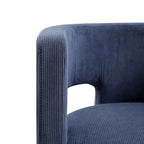 Greenwich Blue Corduroy Dining Chair
