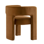 Greenwich Cinnamon Velvet Dining Chair
