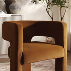 Greenwich Cinnamon Velvet Dining Chair