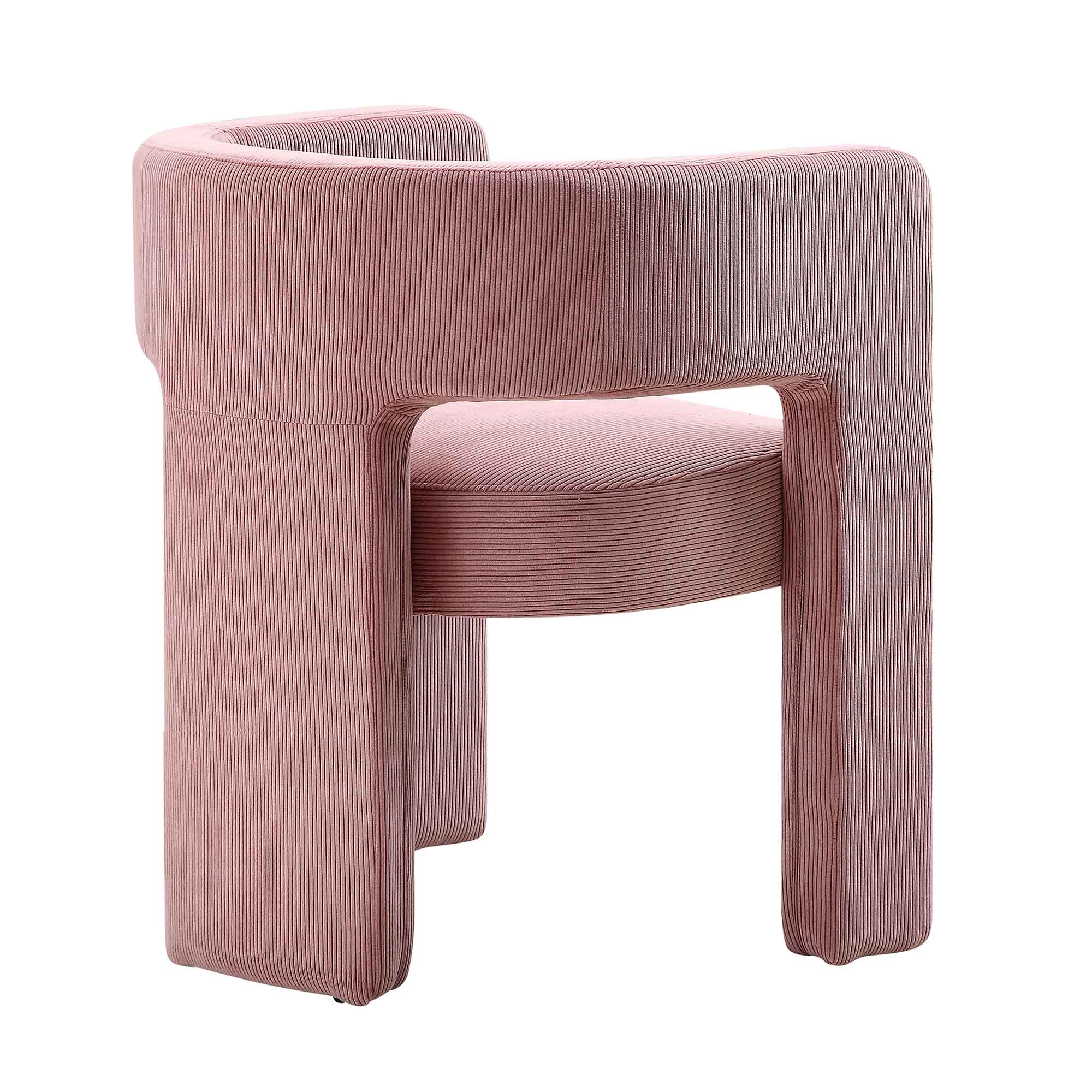 Greenwich Dusty Pink Corduroy Dining Chair