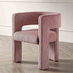 Greenwich Dusty Pink Corduroy Dining Chair