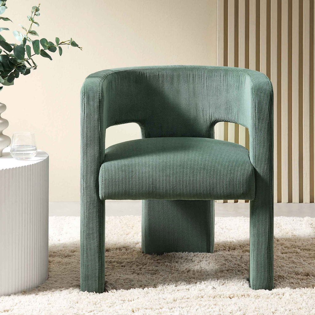 Greenwich Sage Green Corduroy Dining Chair