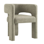 Greenwich Wheat Woven Textured Fabric Dining Chair