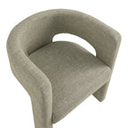 Greenwich Wheat Woven Textured Fabric Dining Chair