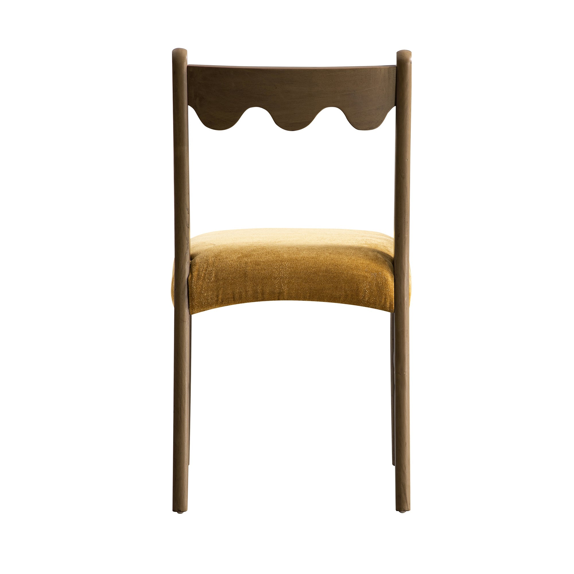 Ludlow Set of 2 Dining Chairs, Spiced Honey Chenille | Silver Oak