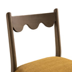 Ludlow Set of 2 Dining Chairs, Spiced Honey Chenille | Silver Oak