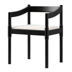 Minley 2-in-1 Carver Chair, Black Matte