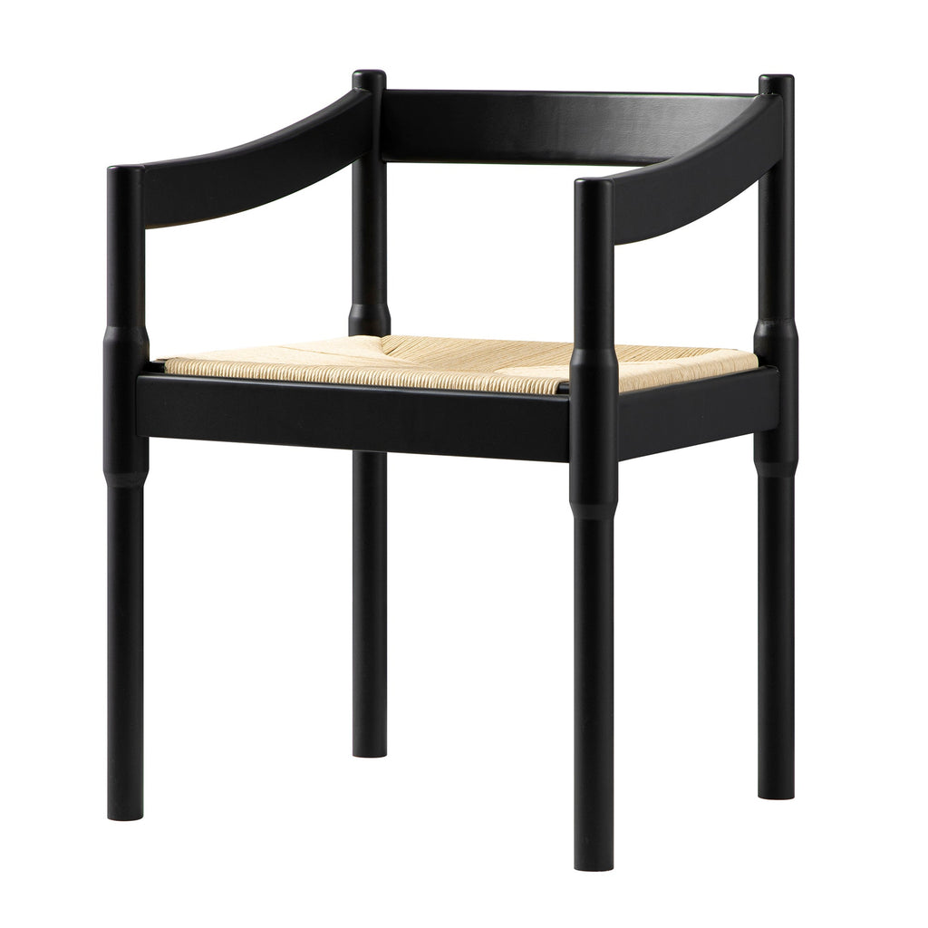 Minley 2-in-1 Carver Chair, Black Matte