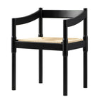 Minley 2-in-1 Carver Chair, Black Matte