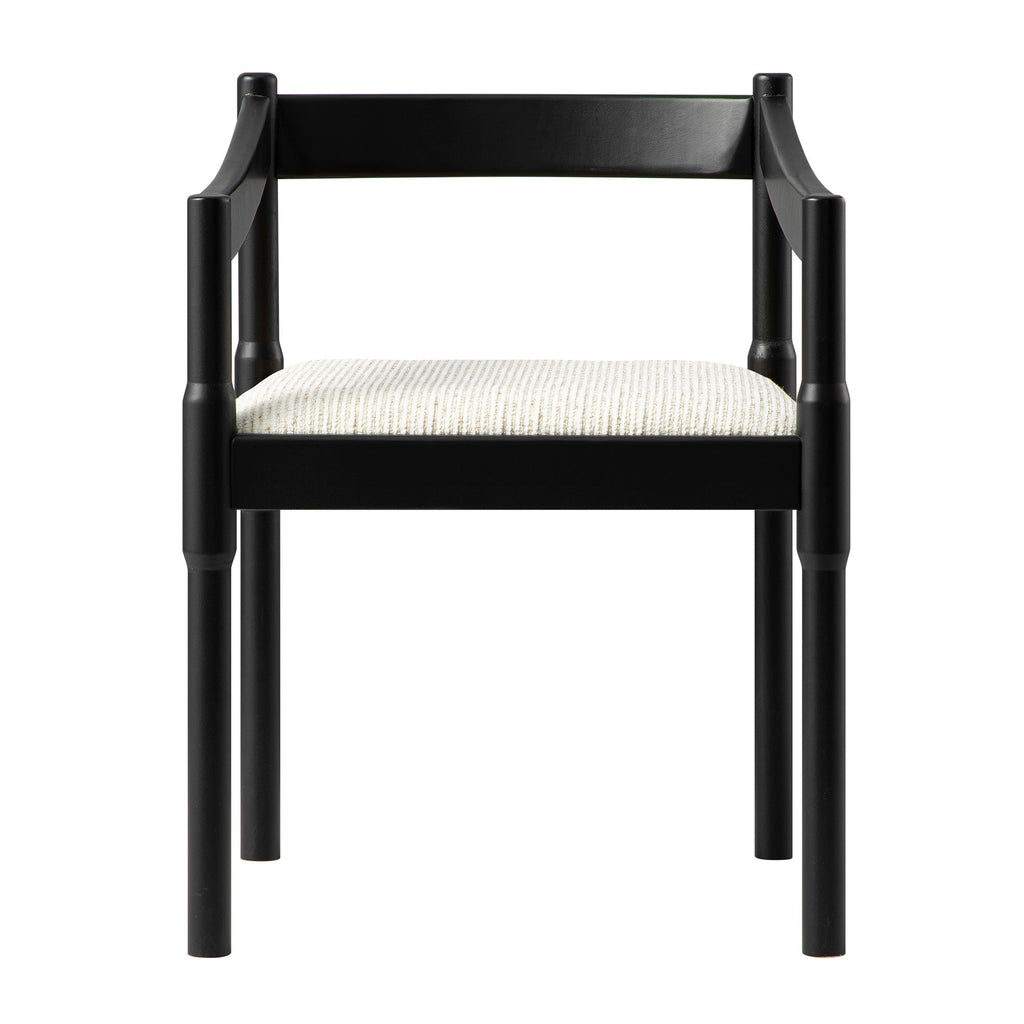Minley 2-in-1 Carver Chair, Black Matte