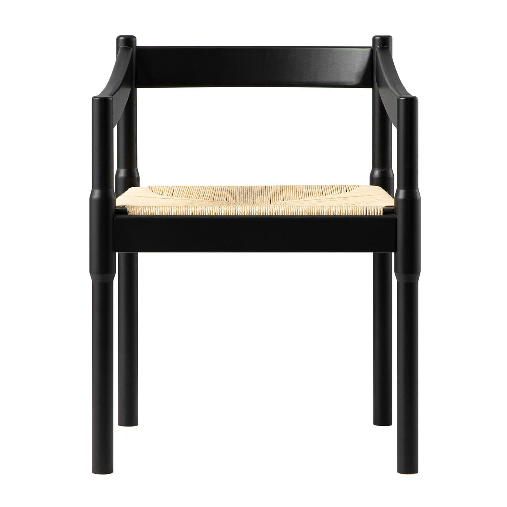 Minley 2-in-1 Carver Chair, Black Matte