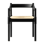 Minley 2-in-1 Carver Chair, Black Matte