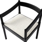 Minley 2-in-1 Carver Chair, Black Matte