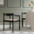 Minley 2-in-1 Carver Chair, Black Matte