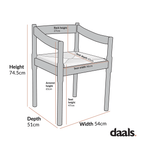 Minley 2-in-1 Carver Chair, Red High Gloss