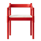 Minley 2-in-1 Carver Chair, Red High Gloss