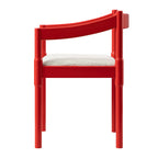 Minley 2-in-1 Carver Chair, Red High Gloss