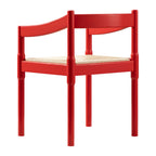 Minley 2-in-1 Carver Chair, Red High Gloss