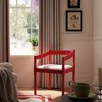 Minley 2-in-1 Carver Chair, Red High Gloss