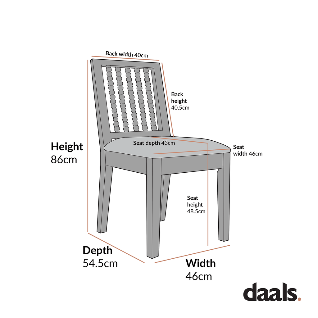 Hemingford Set of 2 Beige Textured Fabric Bobbin Spindle Washed Oak Dining Chairs