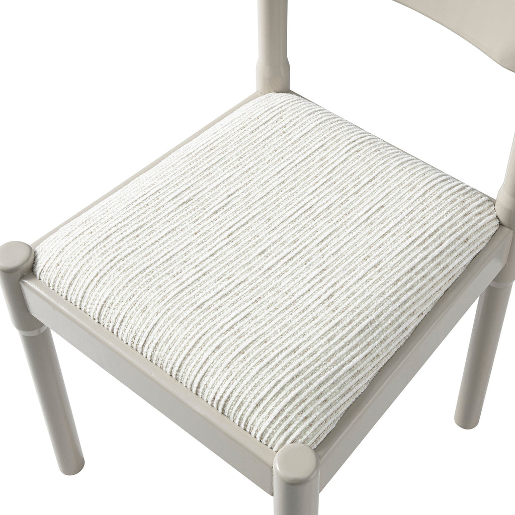 Minley 2-in-1 Dining Chair, Light Taupe High Gloss