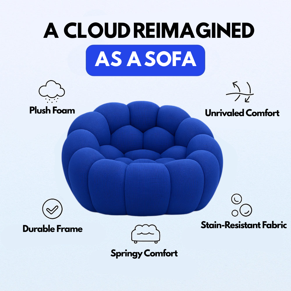 Lumo Mini: Compressed Bubble Chair with Rope Detailing - Fauteuil