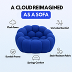 Lumo Mini: Compressed Bubble Chair with Rope Detailing - Fauteuil