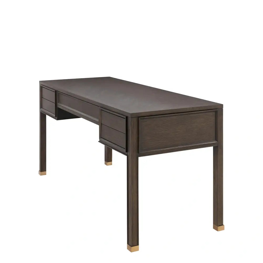 Melchior Desk - Brown Oak Veneer