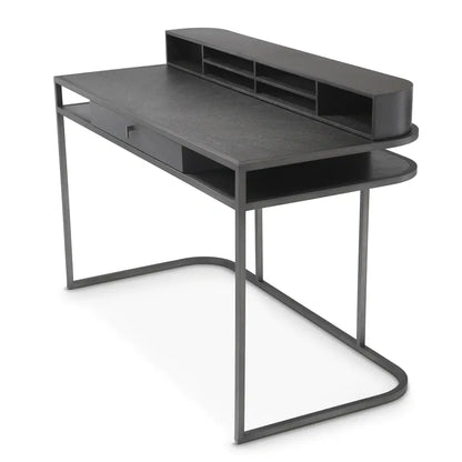 Highland Desk - Charcoal Brown Oak Veneer