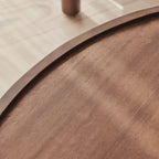 Fairmont - Dark Wood Premium Round Coffee Table