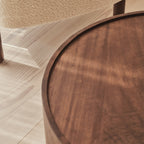 Fairmont - Dark Wood Premium Round Coffee Table