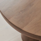 Vermont - Warm Wood Premium Round Coffee Table