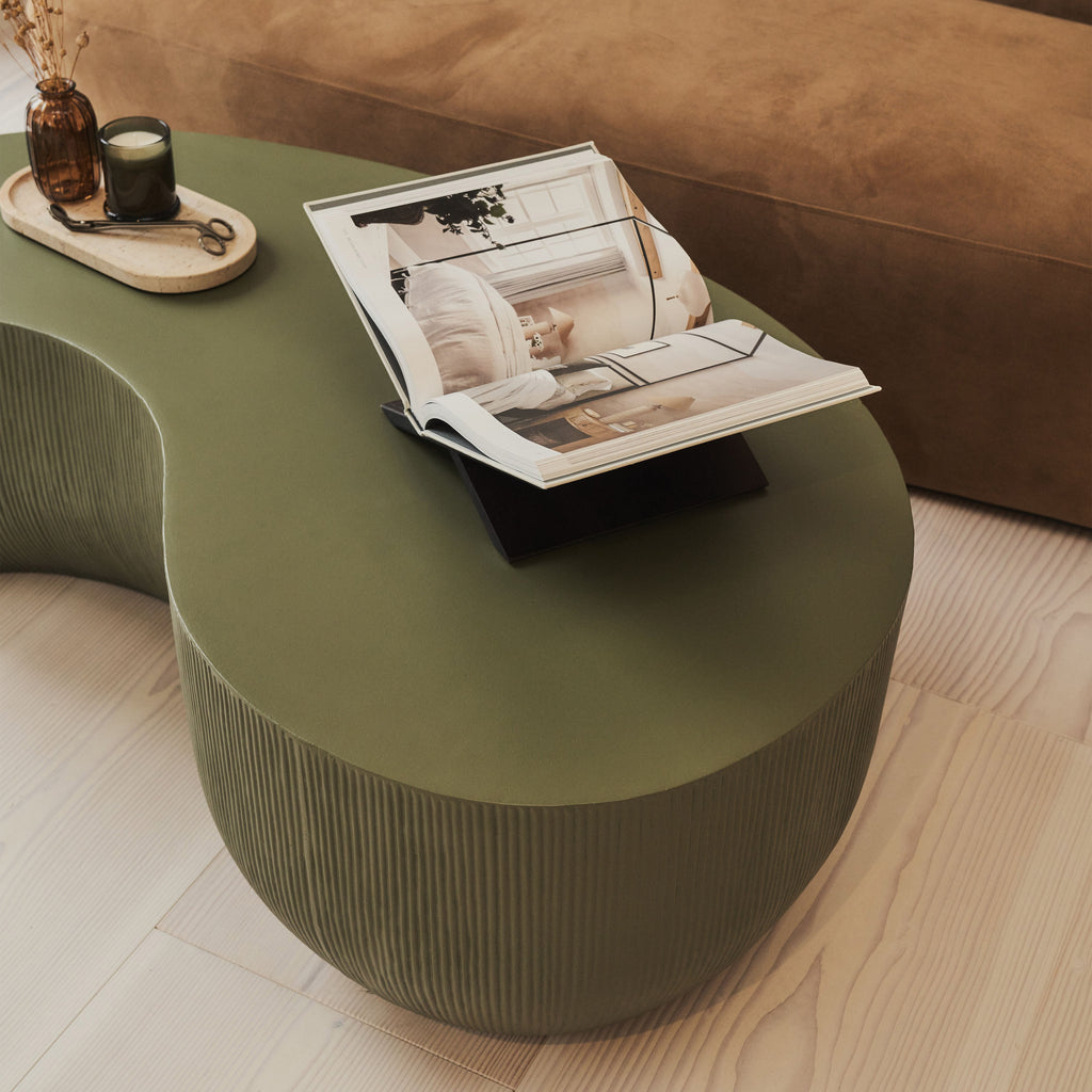 Leonardo - Minimal Olive Shaped Coffee Table Large