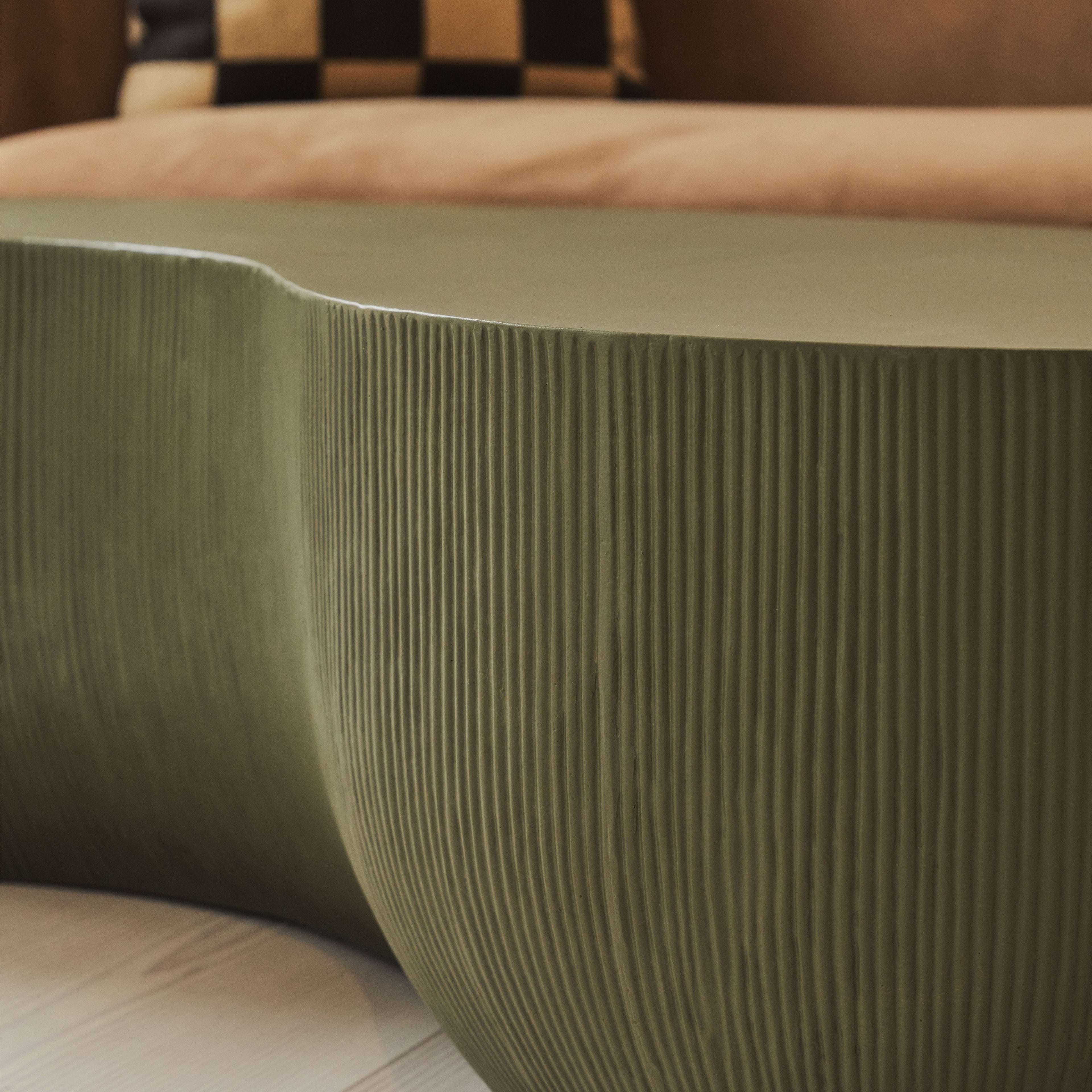 Leonardo - Minimal Olive Shaped Coffee Table Large