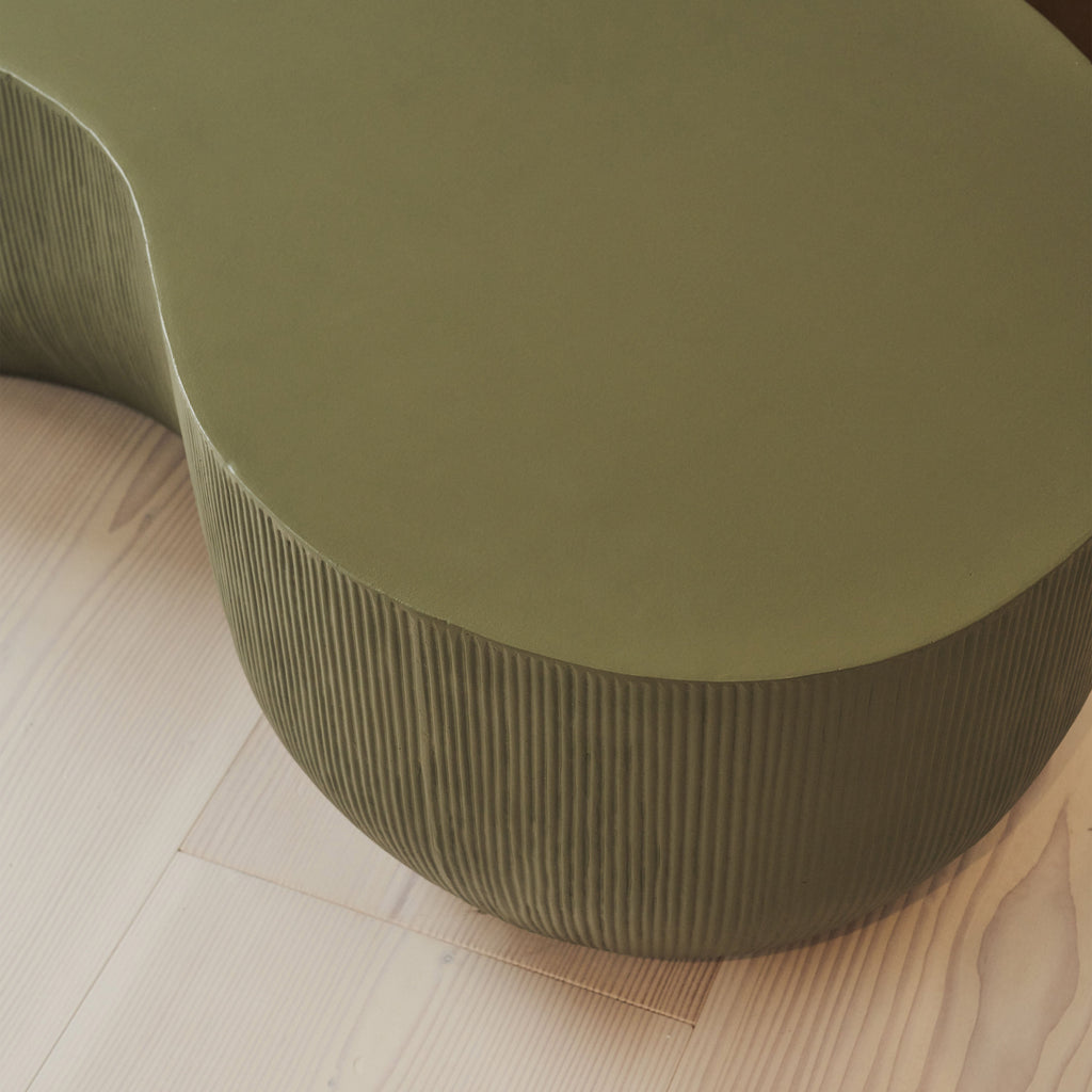 Leonardo - Minimal Olive Shaped Coffee Table Large