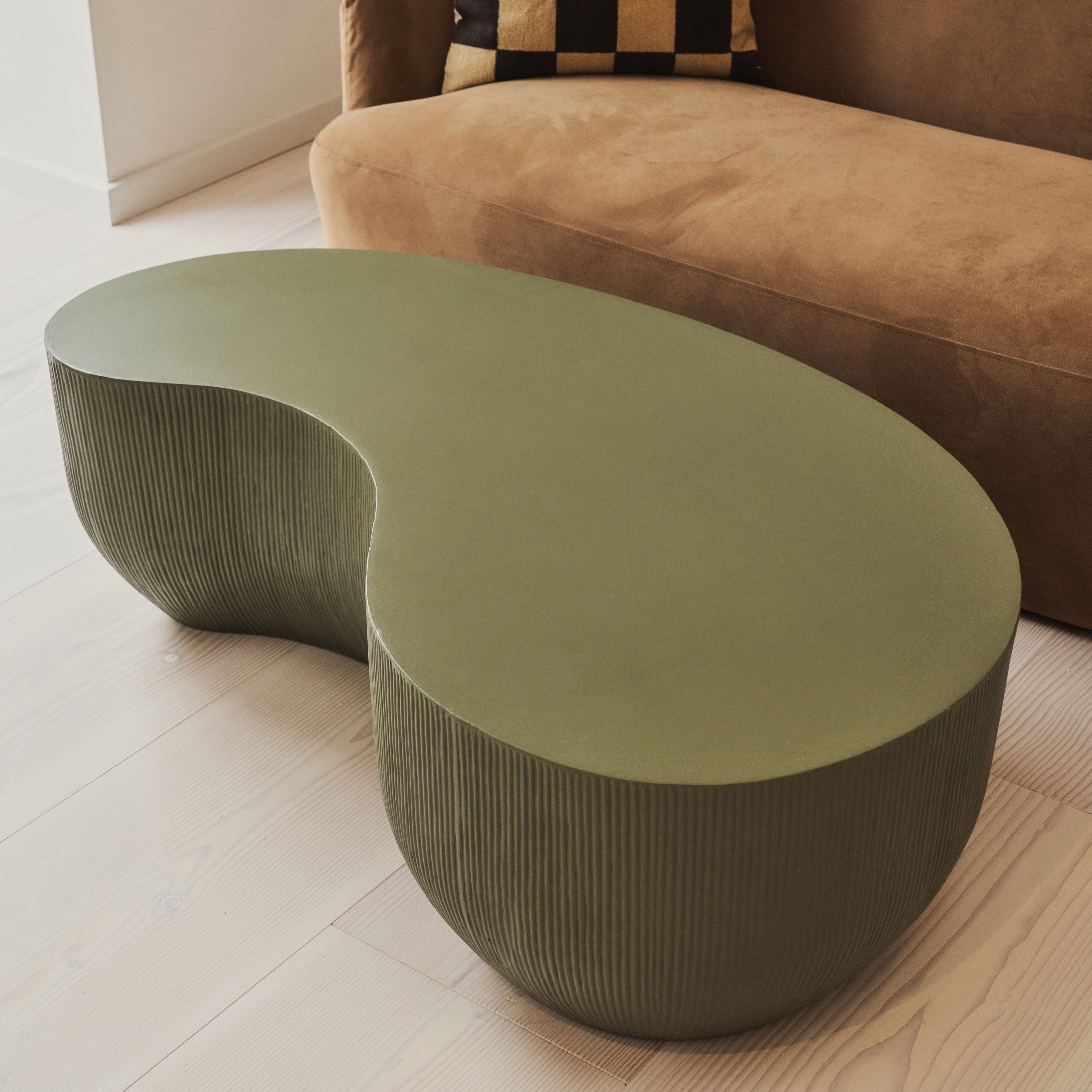 Leonardo - Minimal Olive Shaped Coffee Table Large