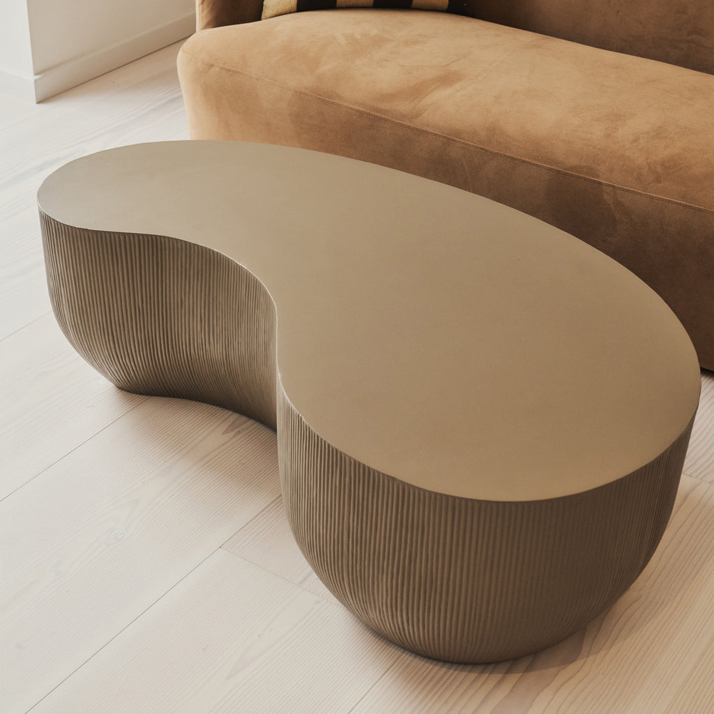 Leonardo - Minimal Mocha Shaped Coffee Table Large