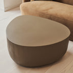 Leonardo - Minimal Mocha Irregular Shaped Coffee Table Large