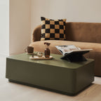 Angelo - Minimal Olive Rectangular Coffee Table Large