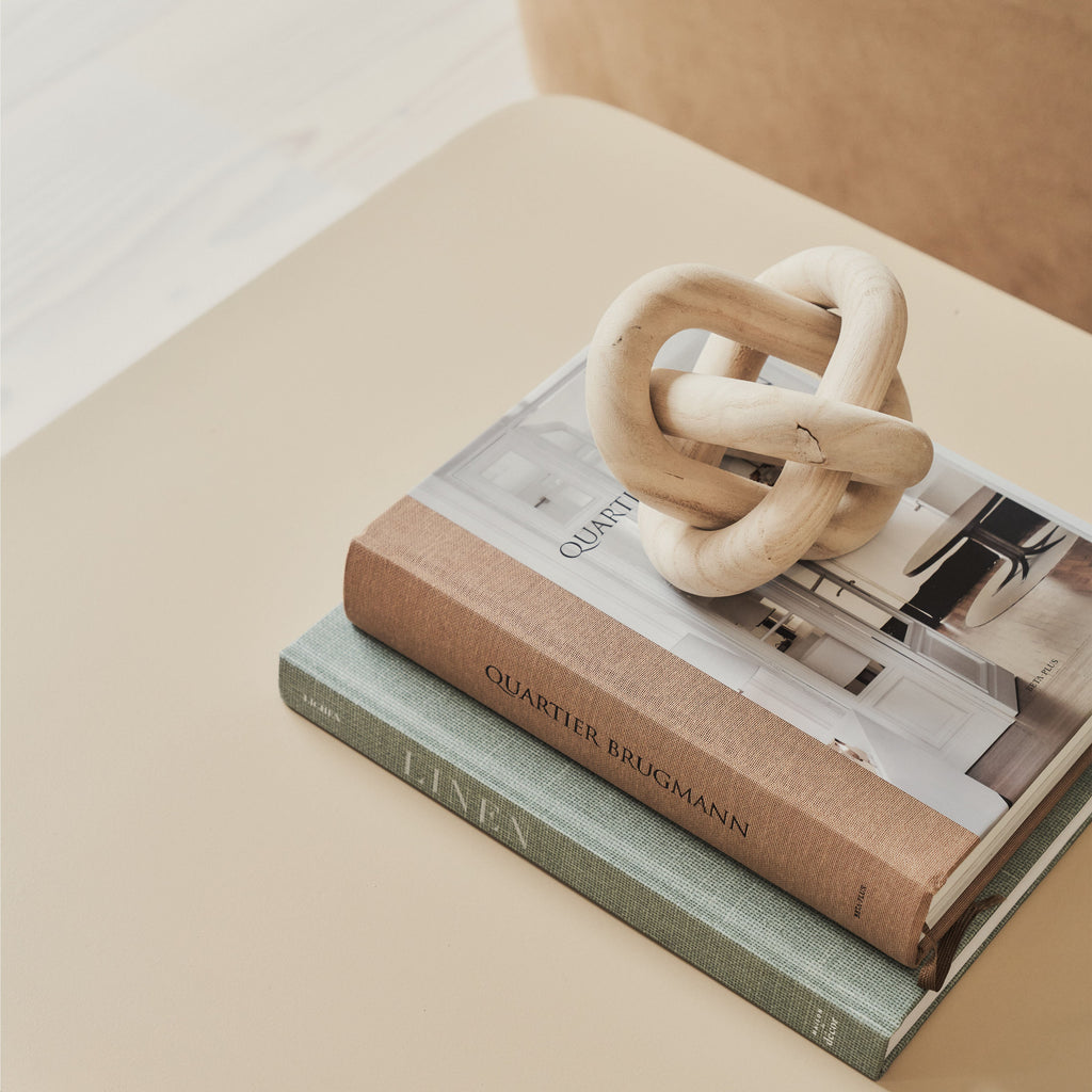 Angelo - Minimal Beige Rectangular Coffee Table Large