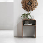 Evo Bedside Table - Recycled Teakwood