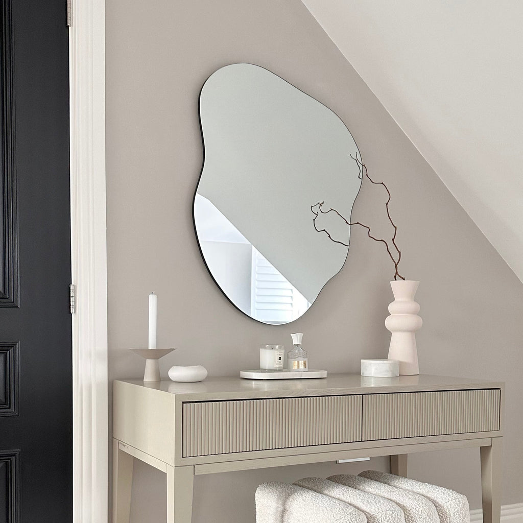 Edge - Frameless Irregular Pond Mirror 84cm x 64cm
