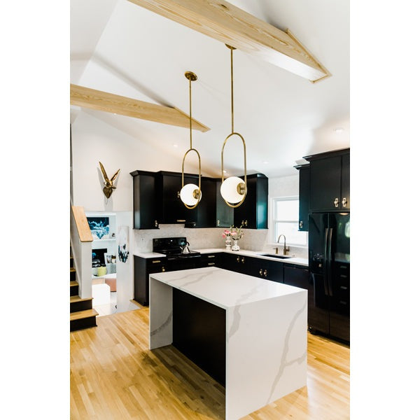 Everley 1 Light Pendant Light - Vintage Brass