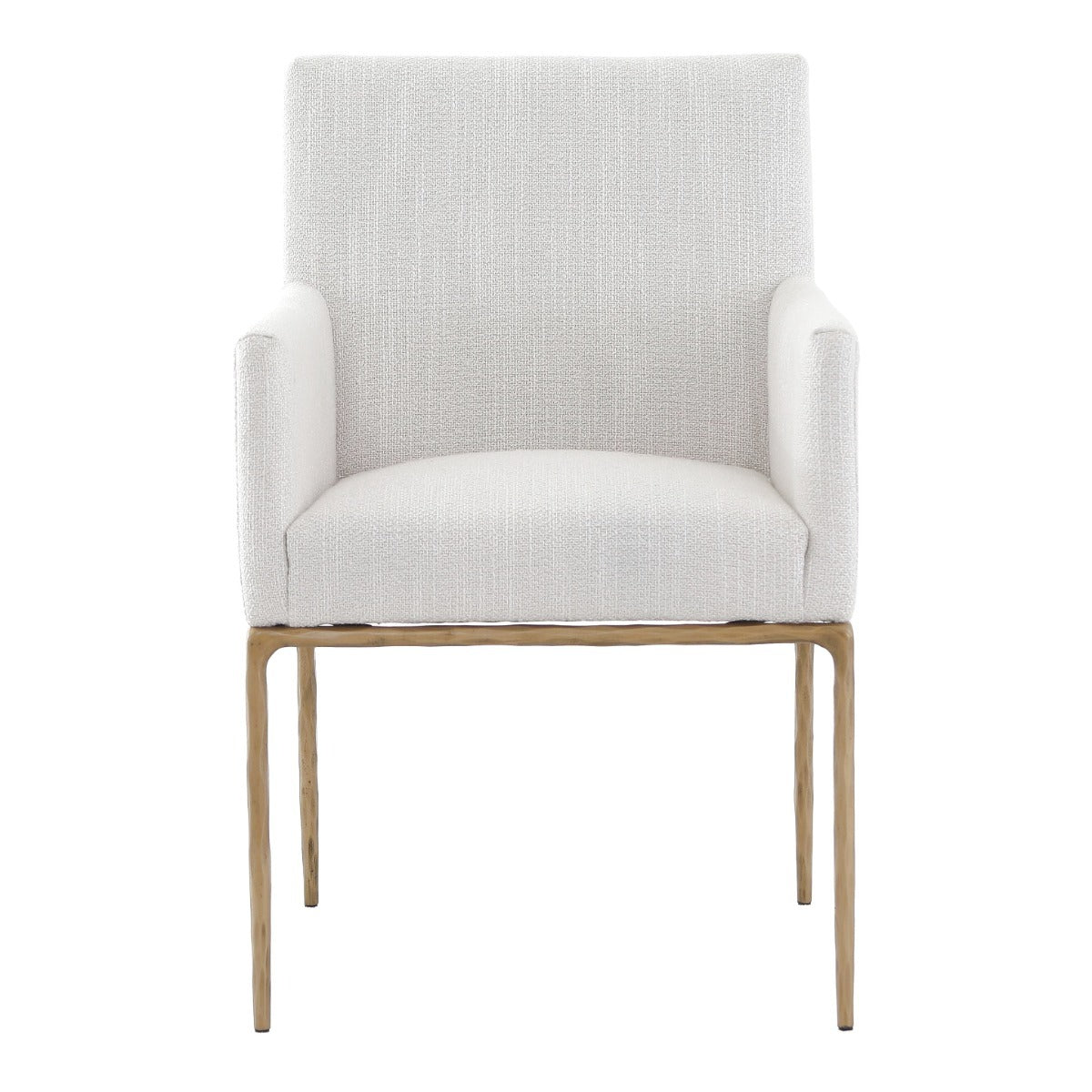 Sloane Dining Arm Chair - Aged Brass