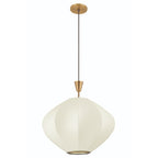 Arden 1 Light Pendant Light - Patina Brass