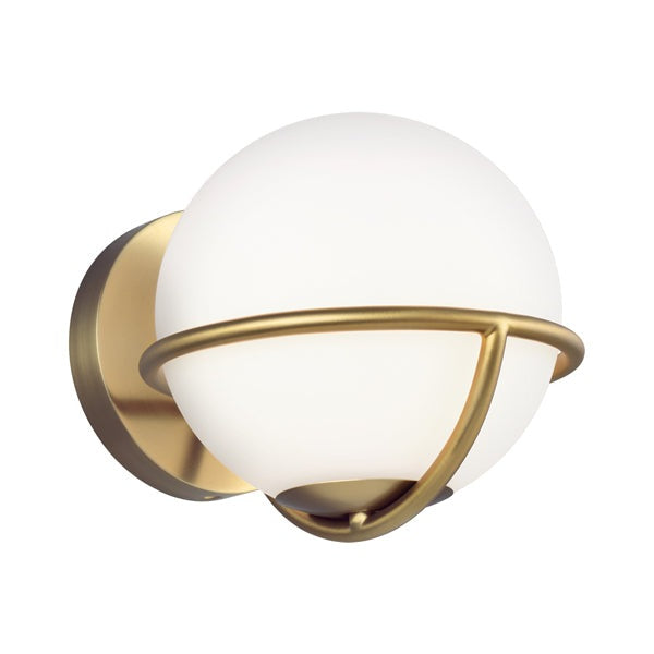 Apollo 1 Light Wall Light - Burnished Brass